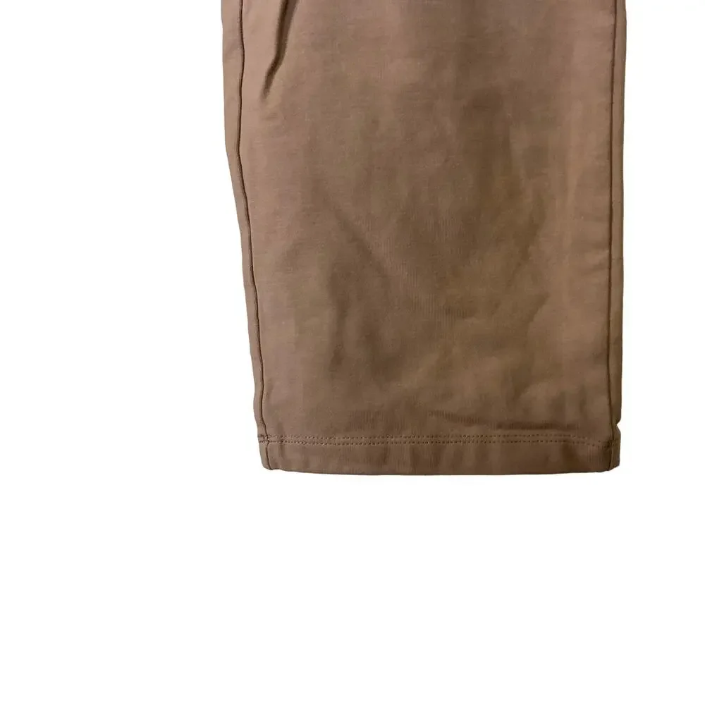 A609035 WOMEN WITH CONTROL Reg Cotton Jersey Pull On Slim Pants Safari Chic M - Picture 3 of 6